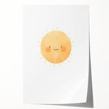 Children's Wall Decor - Happy Sun Kids Room Art Prints