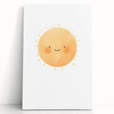 Children's Wall Decor - Happy Sun Kids Room Art Prints