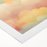 Stretched Canvas Art for Kids – Smiling Star Nursery Print