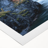 Landscape canvas art depicting vibrant canyons at sunset, showcasing rich hues of orange and purple, rolled for easy storage and display. Ideal for adding a touch of natural beauty to home decor.