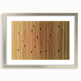 Silver-framed landscape artwork showcasing serene countryside scenery, elegantly matted for added depth, perfect for enhancing home decor with a rustic charm.