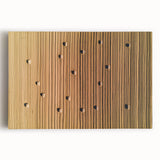 Stretched canvas artwork depicting a serene countryside landscape with rolling hills, vibrant greenery, and a clear blue sky, perfect for home decor.