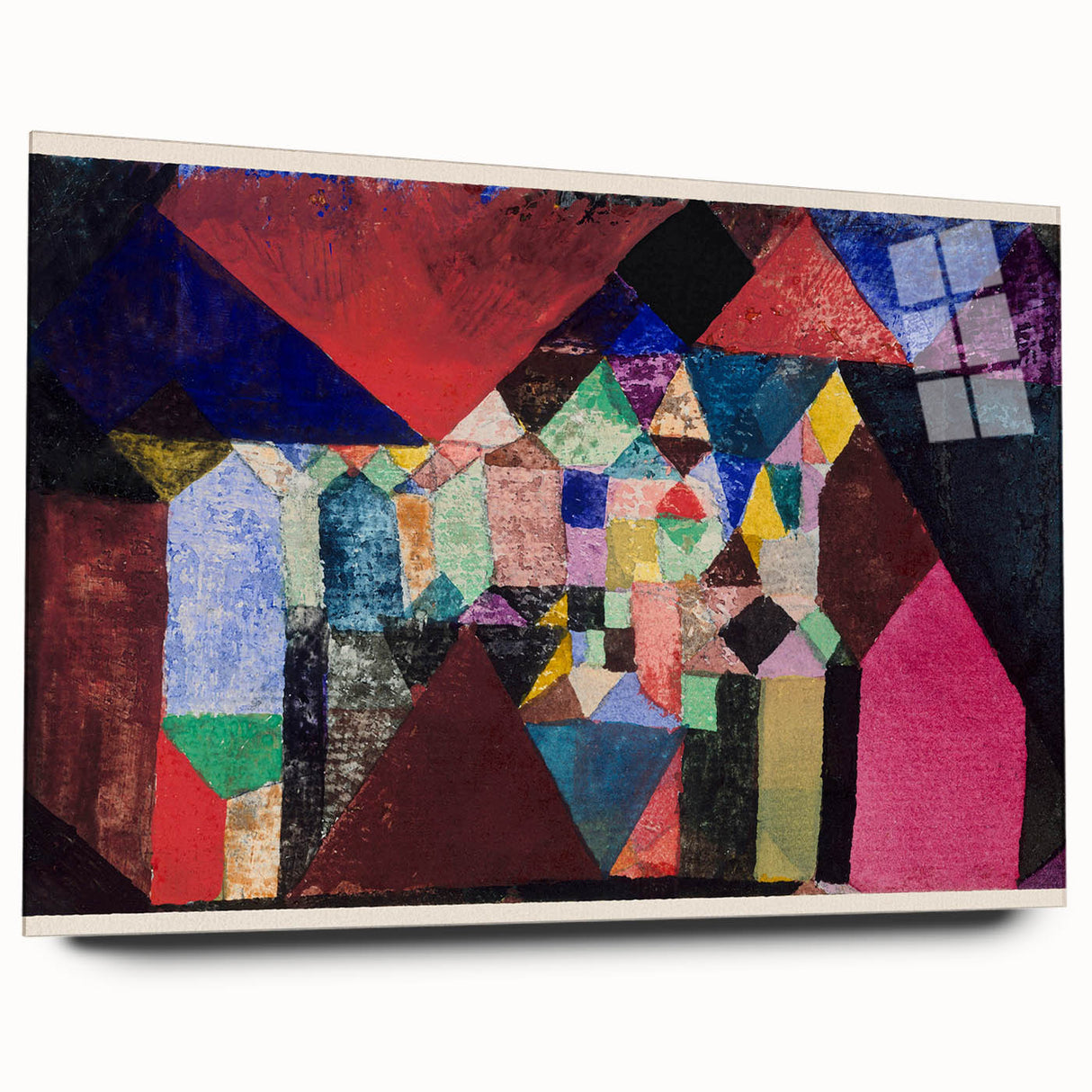 Modern Wall Art Print - Municipal Jewel by Paul Klee - Colorful Abstract Decor