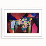Modern Wall Art Print - Municipal Jewel by Paul Klee - Colorful Abstract Decor