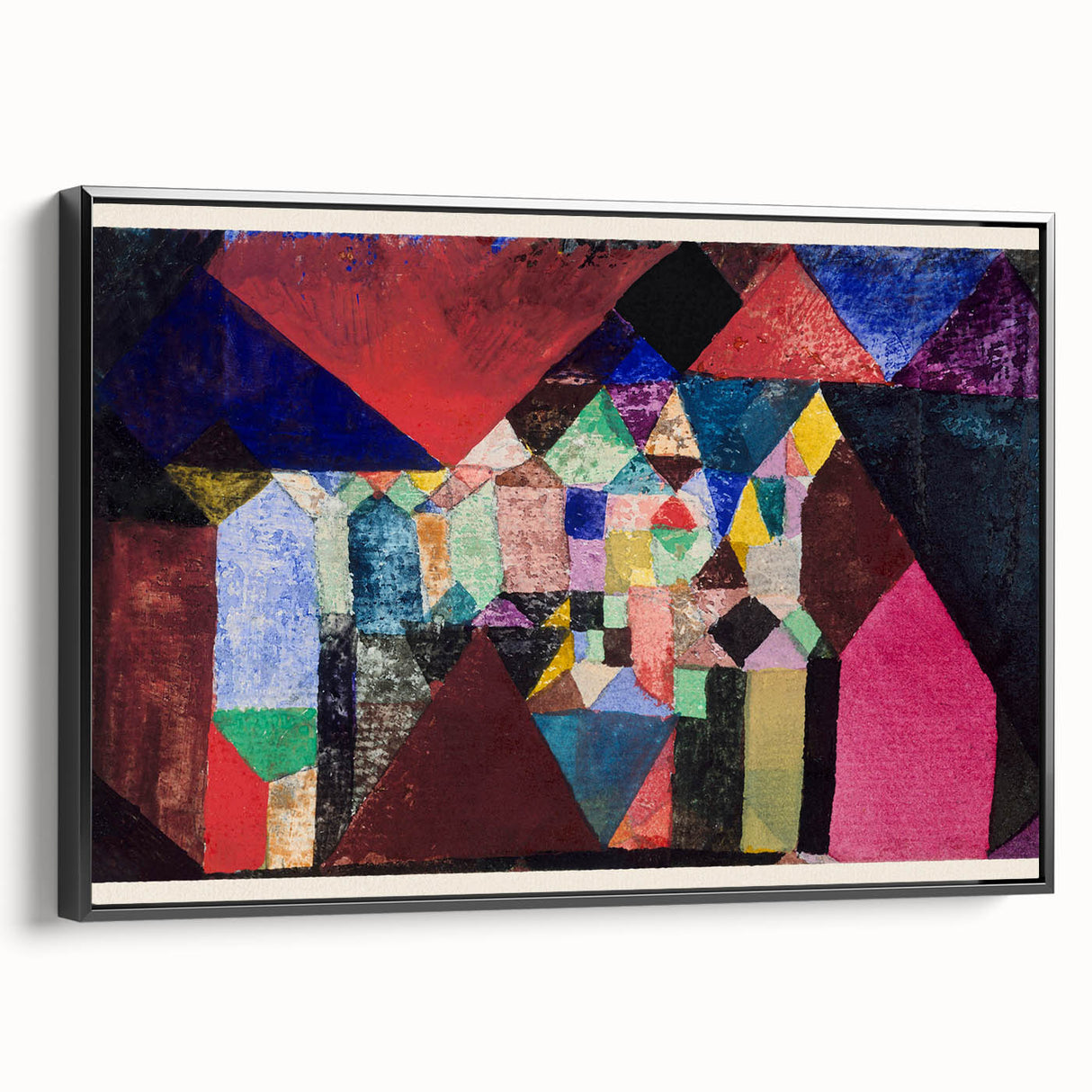 Modern Wall Art Print - Municipal Jewel by Paul Klee - Colorful Abstract Decor