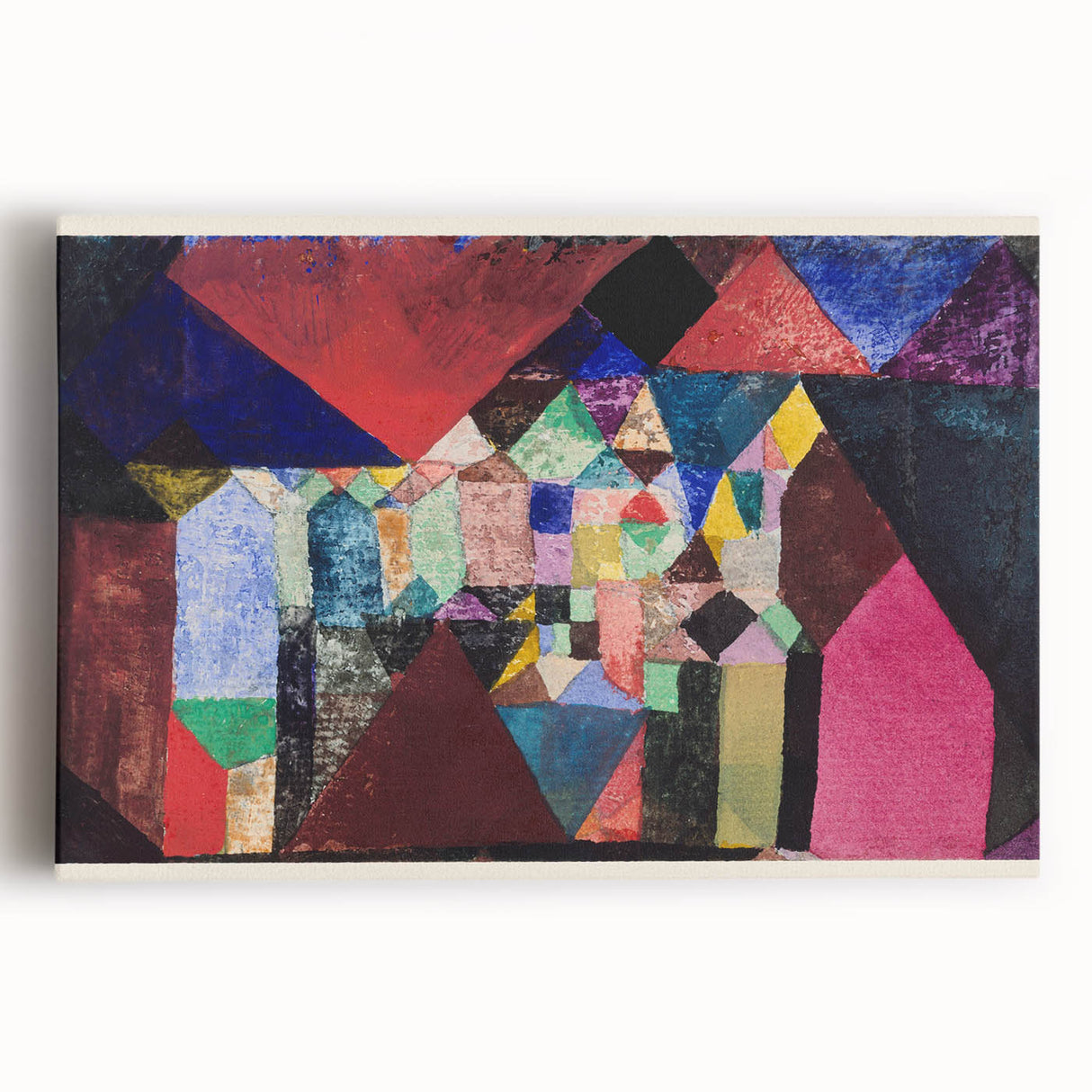 Modern Wall Art Print - Municipal Jewel by Paul Klee - Colorful Abstract Decor