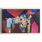 Modern Wall Art Print - Municipal Jewel by Paul Klee - Colorful Abstract Decor