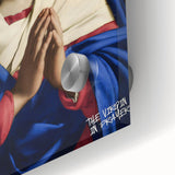 Modern Pop Art Virgin in Prayer - Contemporary Canvas Print