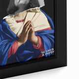 Modern Pop Art Virgin in Prayer - Contemporary Canvas Print