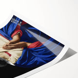 Modern Pop Art Virgin in Prayer - Contemporary Canvas Print