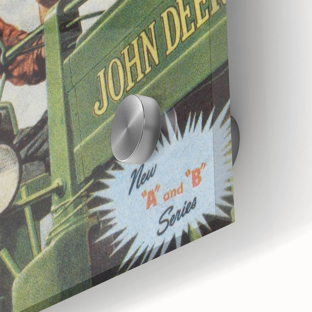 Vintage John Deere Tractors Retro Poster - Nostalgic Wall Art