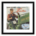 Vintage John Deere Tractors Retro Poster - Nostalgic Wall Art