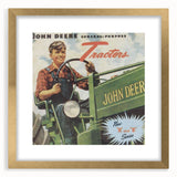 Vintage John Deere Tractors Retro Poster - Nostalgic Wall Art