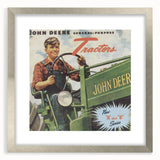 Vintage John Deere Tractors Retro Poster - Nostalgic Wall Art