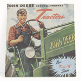 Vintage John Deere Tractors Retro Poster - Nostalgic Wall Art
