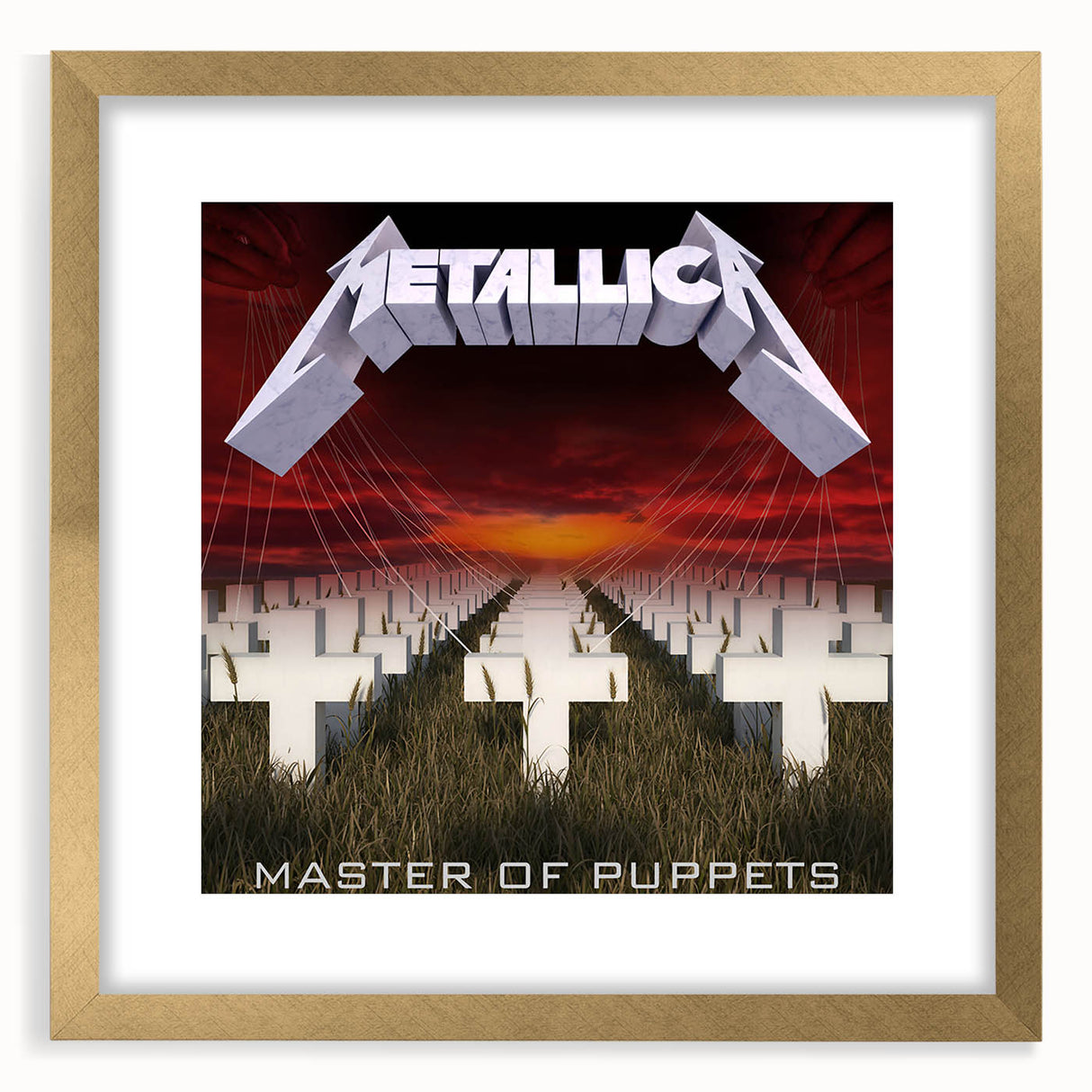 Metallica Retro Wall Art – Master of Puppets Vintage Print