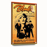 Blondie 1979 U.S. Tour Poster Art - Retro Music Wall Decor