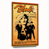 Blondie 1979 U.S. Tour Poster Art - Retro Music Wall Decor
