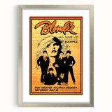 Blondie 1979 U.S. Tour Poster Art - Retro Music Wall Decor