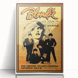 Blondie 1979 U.S. Tour Poster Art - Retro Music Wall Decor