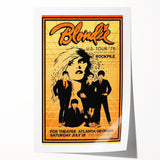 Blondie 1979 U.S. Tour Poster Art - Retro Music Wall Decor