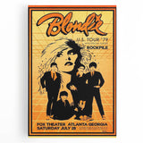 Blondie 1979 U.S. Tour Poster Art - Retro Music Wall Decor