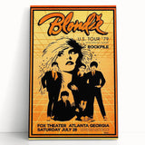 Blondie 1979 U.S. Tour Poster Art - Retro Music Wall Decor