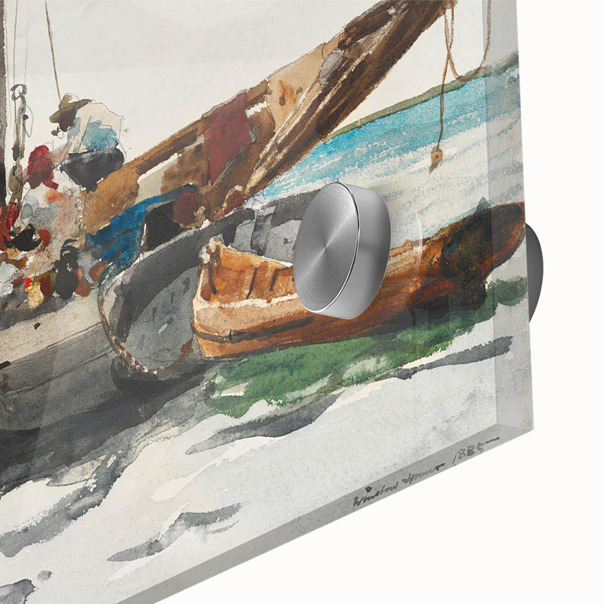 Vibrant Realism Market Scene | Nassau Market by Winslow Homer Print