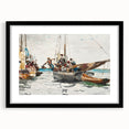 Vibrant Realism Market Scene | Nassau Market by Winslow Homer Print
