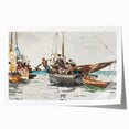 Vibrant Realism Market Scene | Nassau Market by Winslow Homer Print