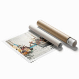 Vibrant Realism Market Scene | Nassau Market by Winslow Homer Print