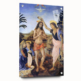 Leonardo da Vinci: The Baptism of Christ Renaissance Art Print