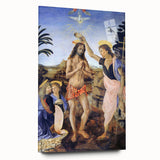 Leonardo da Vinci: The Baptism of Christ Renaissance Art Print