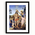 Leonardo da Vinci: The Baptism of Christ Renaissance Art Print