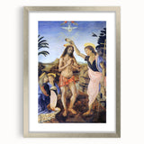 Leonardo da Vinci: The Baptism of Christ Renaissance Art Print