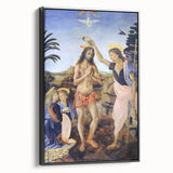Leonardo da Vinci: The Baptism of Christ Renaissance Art Print