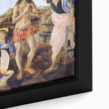 Leonardo da Vinci: The Baptism of Christ Renaissance Art Print