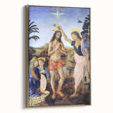 Leonardo da Vinci: The Baptism of Christ Renaissance Art Print