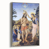 Leonardo da Vinci: The Baptism of Christ Renaissance Art Print