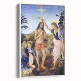 Leonardo da Vinci: The Baptism of Christ Renaissance Art Print