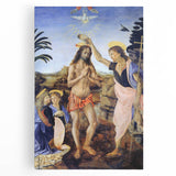 Leonardo da Vinci: The Baptism of Christ Renaissance Art Print