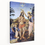 Leonardo da Vinci: The Baptism of Christ Renaissance Art Print