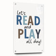 Let's Read and Play - Boys Room Wall Art Kids Wall Art Prints