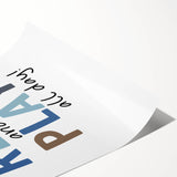 Let's Read and Play - Boys Room Wall Art Kids Wall Art Prints