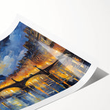 Extra large wall art featuring line art flowers with soft pastel shades on a rolled print, ideal for large living room decor.