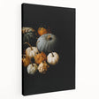 Autumn-themed stretched canvas featuring a tree with orange leaves, ideal for kitchen wall art.