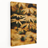 Spring-themed abstract art on stretched canvas featuring soft green and pink tones, suitable for kitchen wall decor.