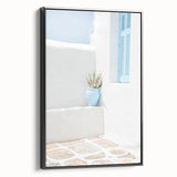 Black and white landscape painting on framed canvas depicting a serene summer scene, suitable for bedroom decor.