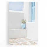 Black and white abstract design on large stretched canvas, suitable for kitchen wall art.