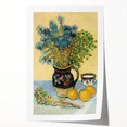 Extra large rolled canvas print featuring Van Gogh-inspired floral art in vibrant colors.